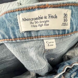 90's straight Abercrombie jeans size 10